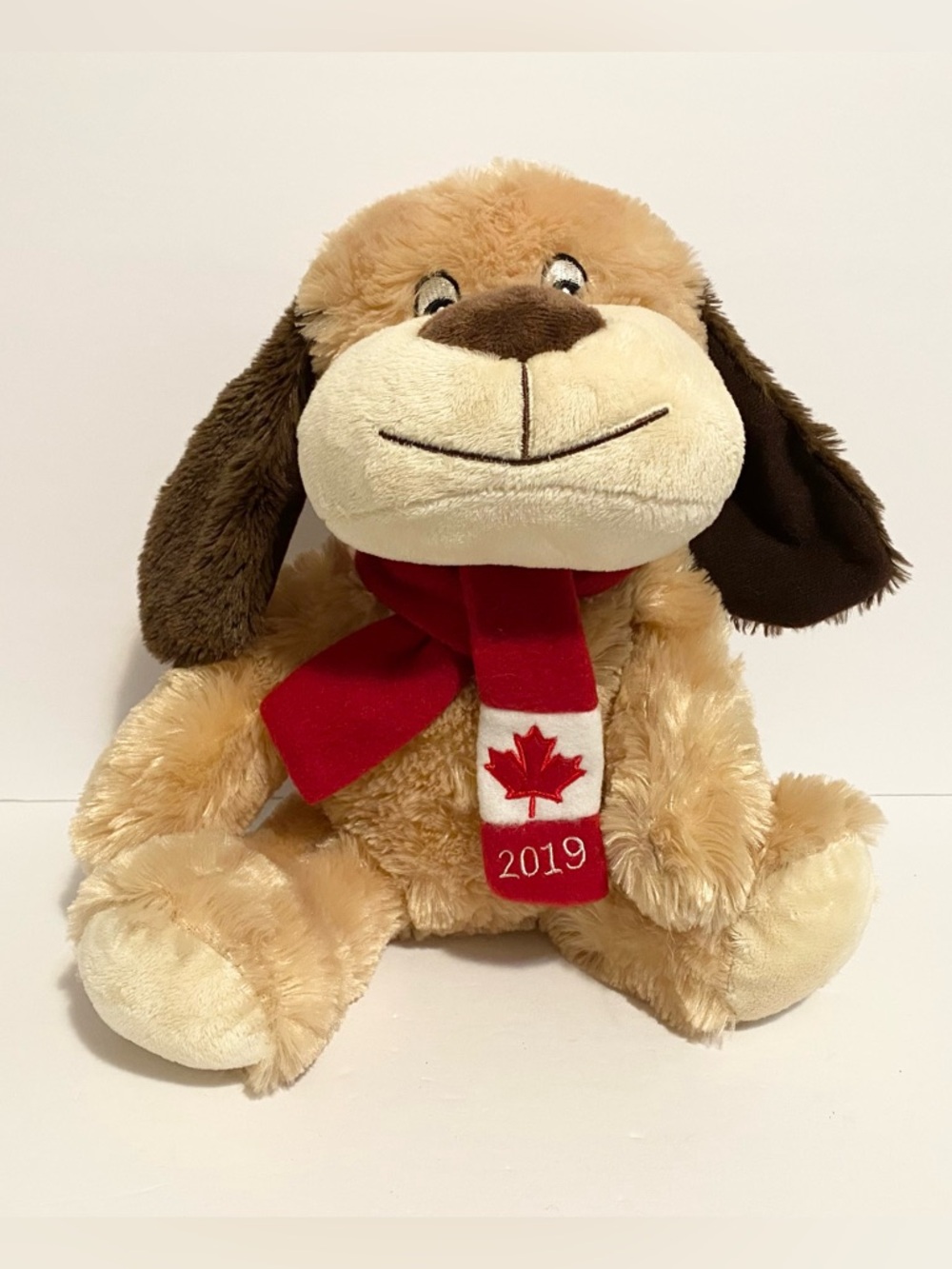 Petsmart Chance Plush Puppy Dog Toy Squeaker Plush Brown Stuffed Animal 2019